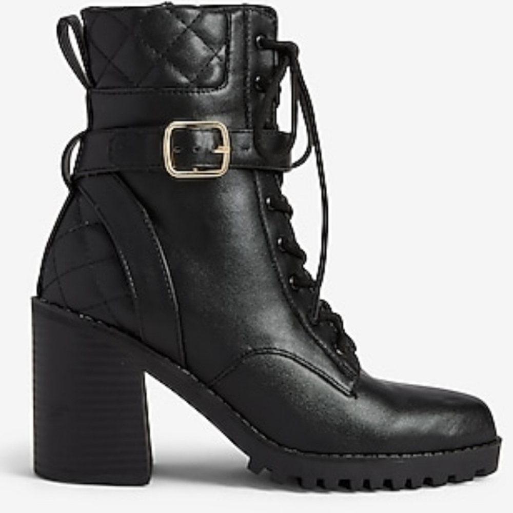 EXPRESS Blockheel Combat Booties